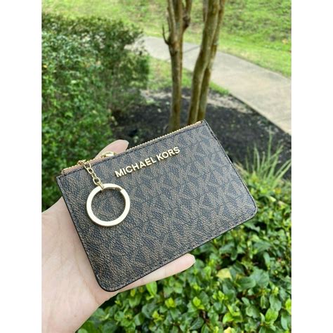 michael kors lock key|Michael Kors wallet with keychain.